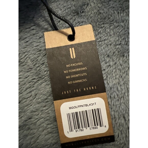 31x34 NoBull Performance Golf Pants Mens Black Chino Casual Comfort Outdoor - Picture 5 of 6